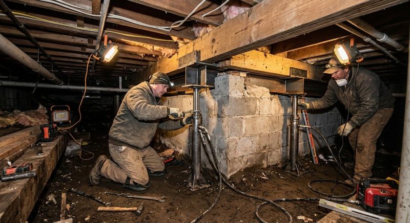Basement Foundation Repair in Winder, GA