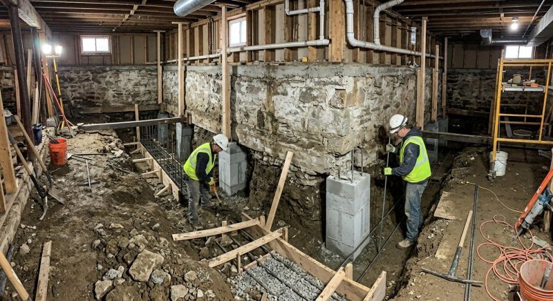 Basement Underpinning in Flowery Branch, GA