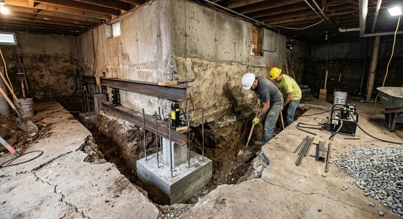 Basement Underpinning in Flowery Branch, GA