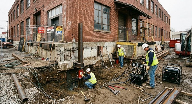 Building Foundation Repair in Bethlehem, GA