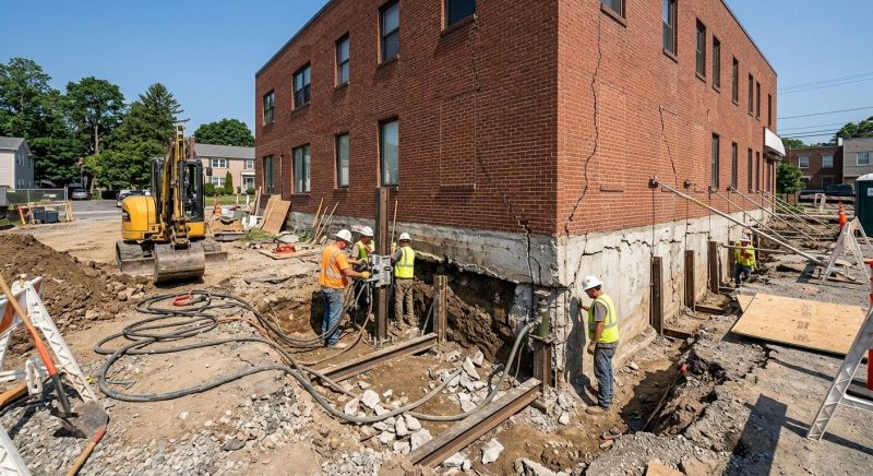 Building Foundation Repair in Flowery Branch, GA