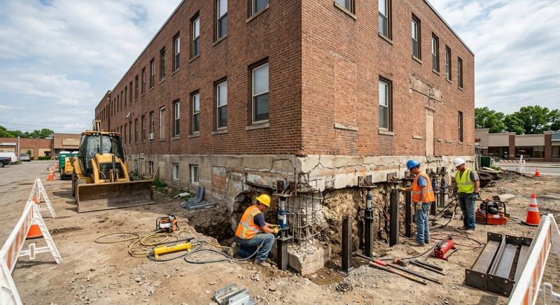 Commercial Foundation Repair in Flowery Branch, GA