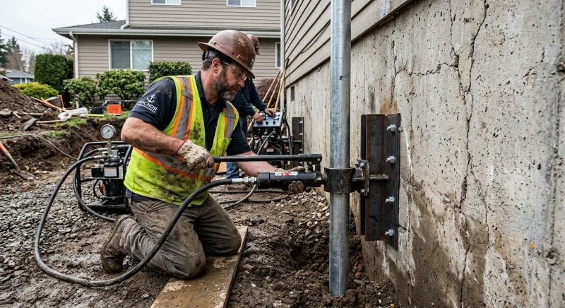 Concrete Foundation Leveling in Winder, GA