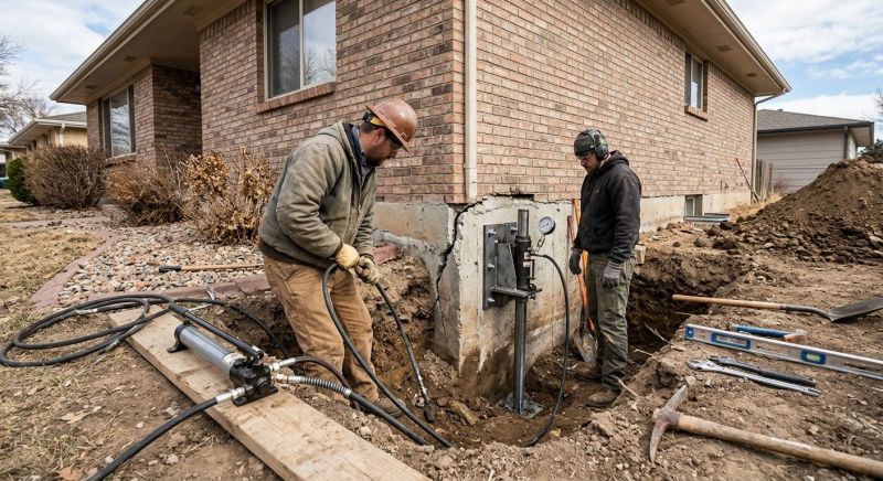 Concrete Foundation Repair in Hoschton, GA