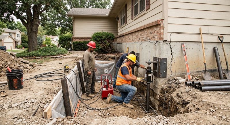 Cracked Foundation Repair in Duluth, GA