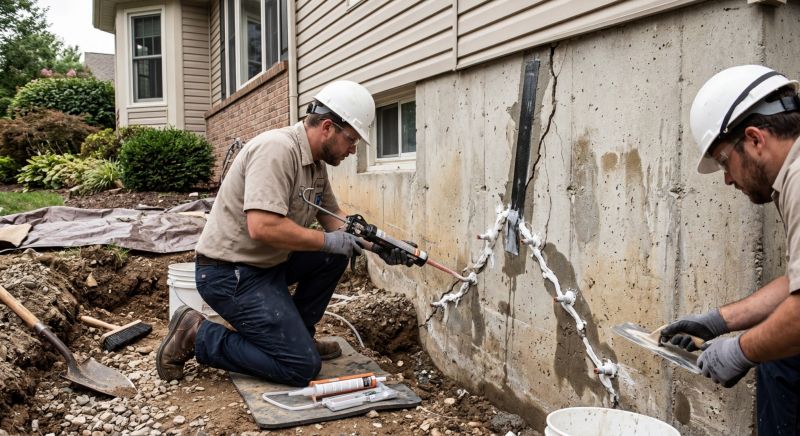 Cracked Foundation Repair in Duluth, GA