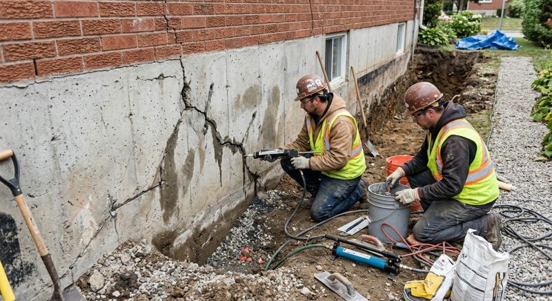 Cracked Foundation Repair in Gainesville, GA