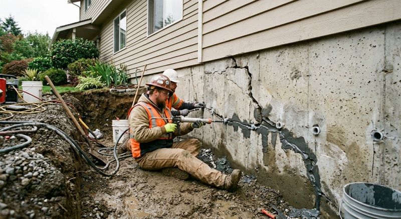 Cracked Foundation Repair in Gainesville, GA