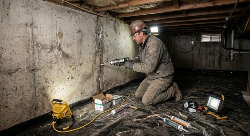 Cracked Foundation Repair in Lilburn, GA