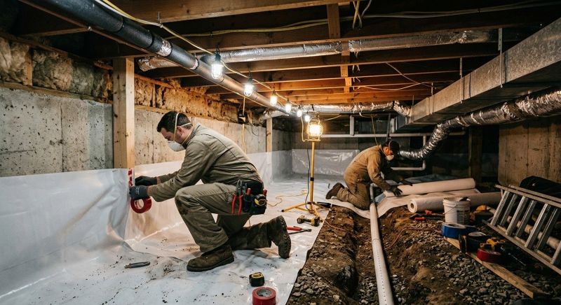 Crawl Space Leveling in Flowery Branch, GA