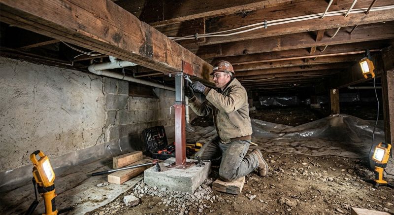 Crawlspace Foundation Repair in Commerce, GA