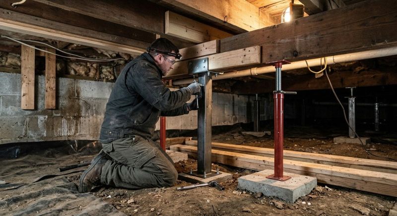 Crawlspace Structural Repair in Flowery Branch, GA