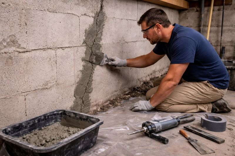 Foundation Crack Repair in Alpharetta, GA