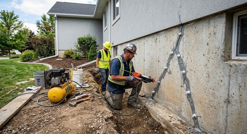 Foundation Crack Repair in Bethlehem, GA