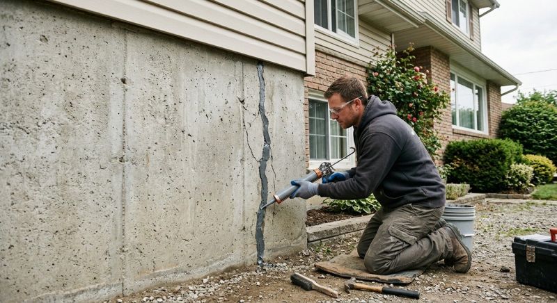 Foundation Crack Sealing in Flowery Branch, GA