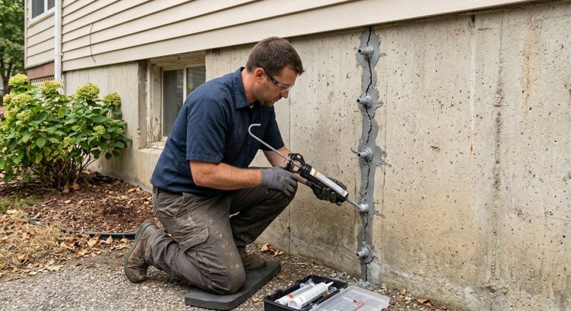 Foundation Crack Sealing in Flowery Branch, GA