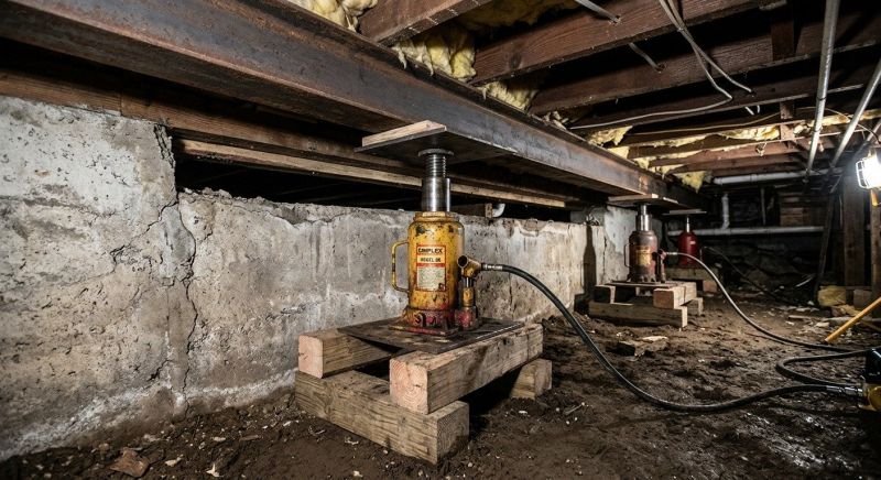 Foundation Jacking in Commerce, GA