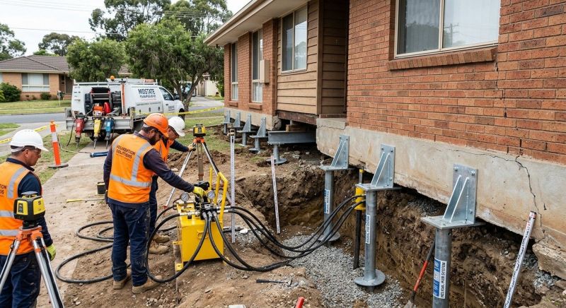 Foundation Jacking in Hall County, GA