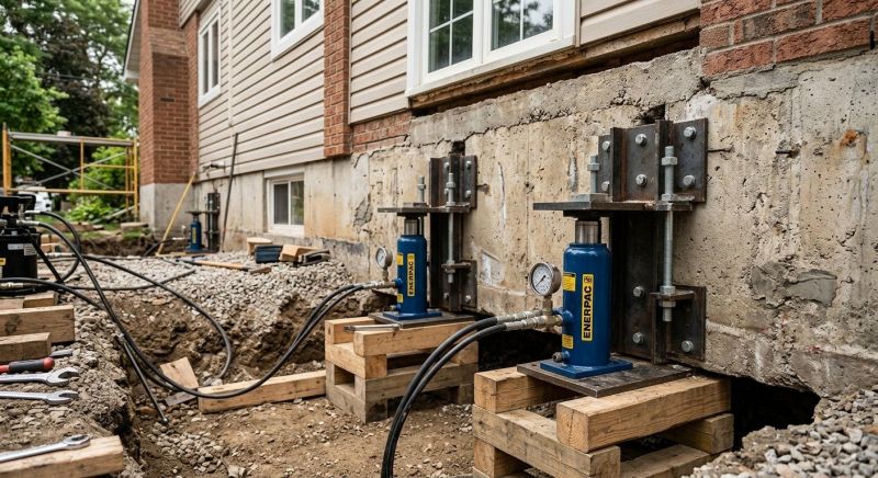 Foundation Jacking in Oakwood, GA