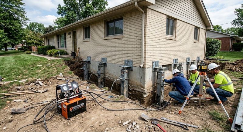 Foundation Pier Leveling in Flowery Branch, GA