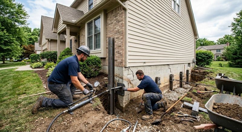 Foundation Pier Repair in Flowery Branch, GA
