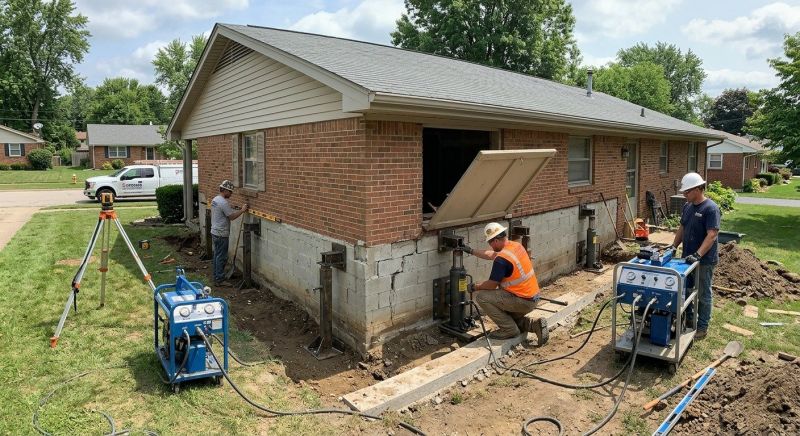 Foundation Releveling in Flowery Branch, GA