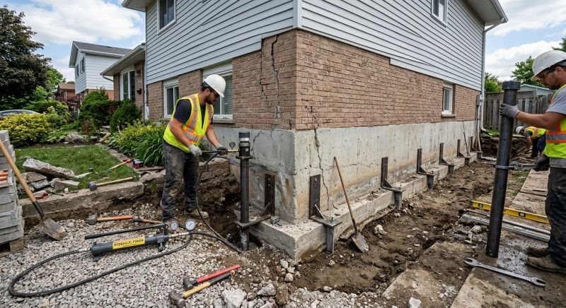 Foundation Stabilizing in Lawrenceville, GA
