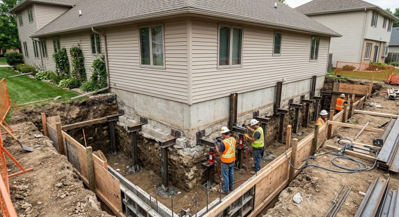 Foundation Underpinning in Flowery Branch, GA