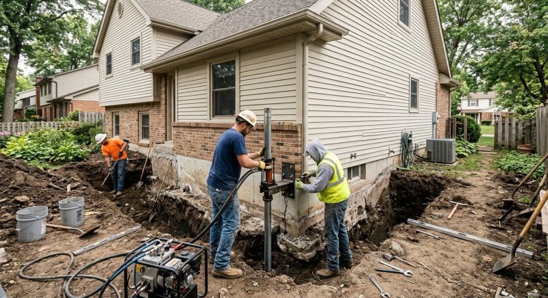 House Foundation Repair in Forsyth County, GA