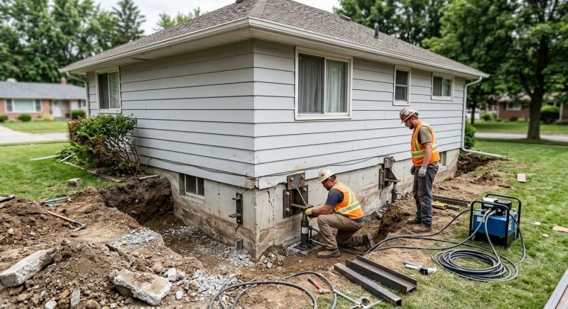 House Foundation Repair in Lula, GA