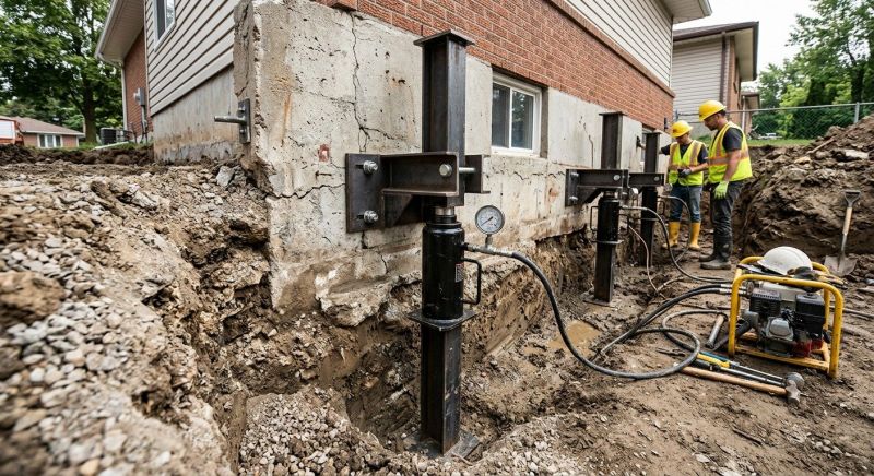 Sinking Foundation Lifting in Flowery Branch, GA