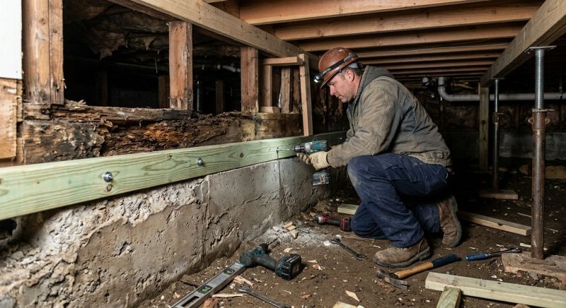 Sinking Foundation Repair in Dacula, GA