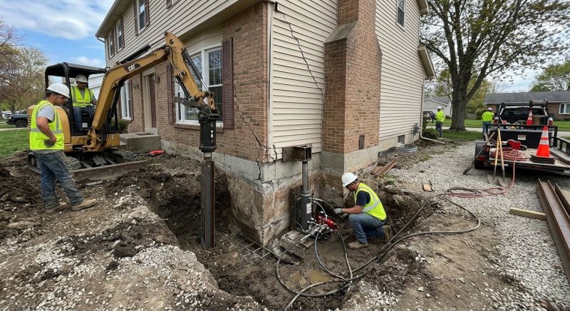 Sinking Foundation Repair in Forsyth County, GA