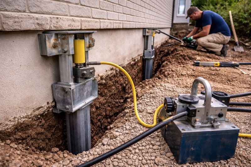 Sinking Foundation Repair in Jackson County, GA