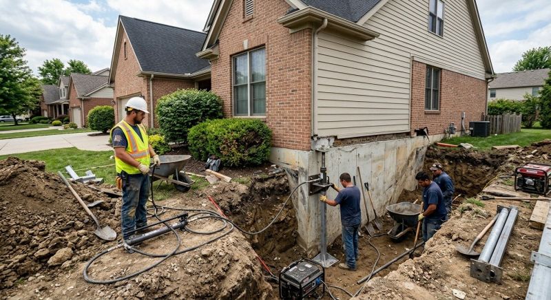 Sinking Foundation Repair in Snellville, GA