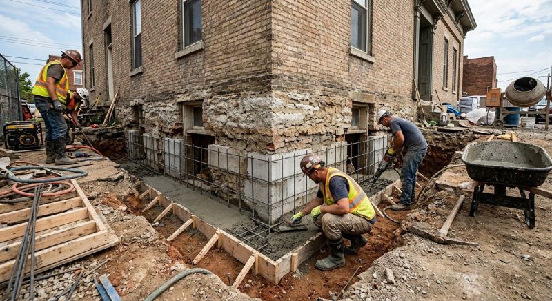 Underpinning Repair in Flowery Branch, GA
